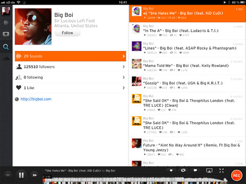 SoundCloud iPad App