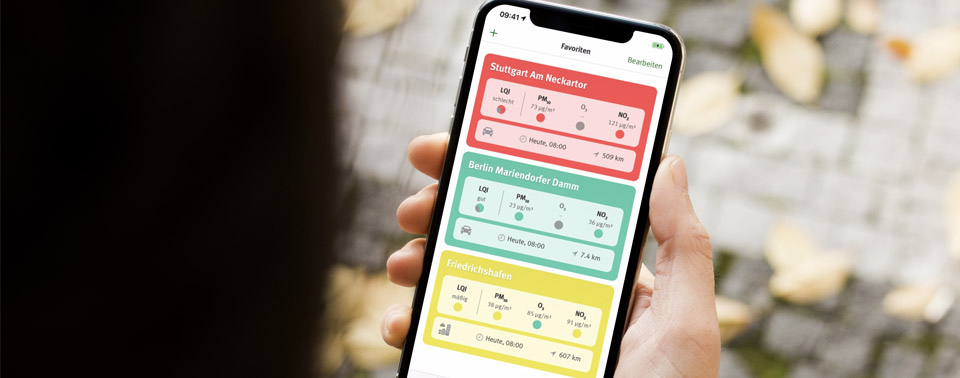 Umweltbundesamt Luftqualität App